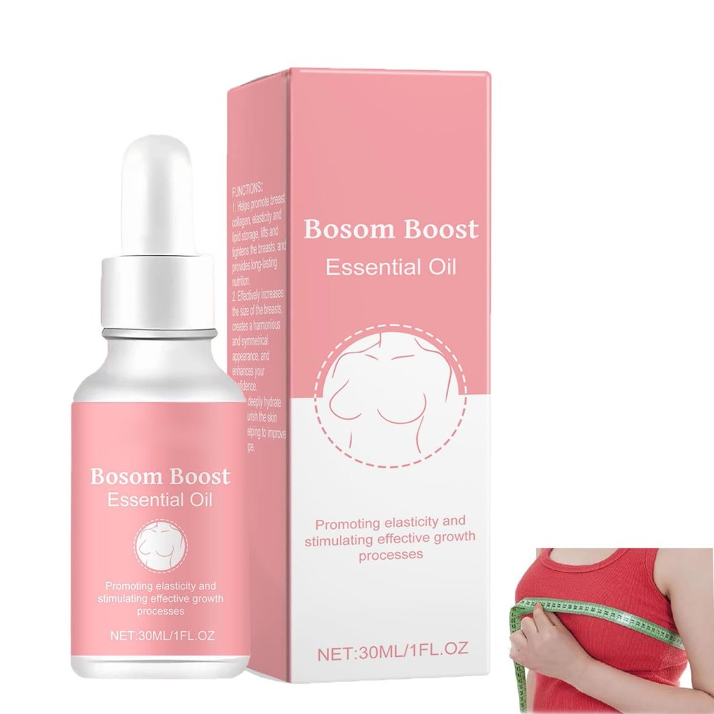 Breast Plumping Oil,Breast Enlargement Essential Bust Firming Lifting Enhancement Essential ,Fast-Acting Breast Growth (30ml, 1PCS)