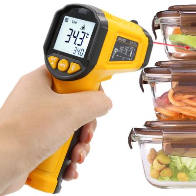 Thermometers Infrared | Industrial Thermometers Infrared | Non- High-Precision Temperature with Real-Time Display, Rapid Response for Equipment Maintenance, HVAC, Production Monitoring