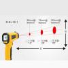 Thermometers Infrared | Industrial Thermometers Infrared | Non- High-Precision Temperature with Real-Time Display, Rapid Response for Equipment Maintenance, HVAC, Production Monitoring view 3