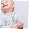 VALICLUD Children's Toothbrush Gentle Thin Bristles for Toddlers Years Old Brushing Teeth at Home Travel view 2