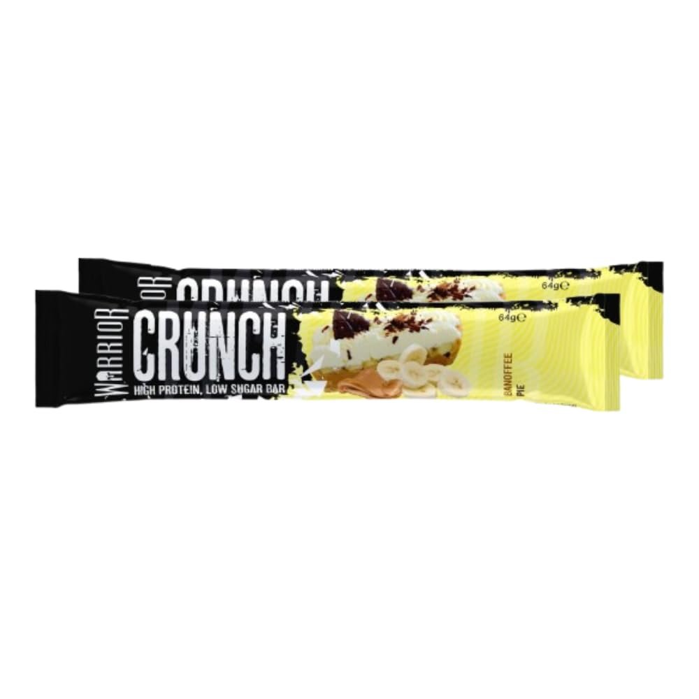 Crunch Protein Bar 64g - Banoffee Pie - The Perfect Pre Or Post Workout Snack, Size: 64g (Approx.), Pack Of 2 X 90g