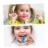 IWOWHERO 12pcs Finger Toothbrush for Boys and Girls Years Silicone Brush Oral and Tongue Cleaner Boy Girl Toothbrush view 3