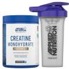 Applied Nutrition Creatine + 700ml Shaker | Creatine Monohydrate Micronized Powder, Increases High-Intensity Physical Performance (500g - 100 Servings) (Unflavoured) view 1