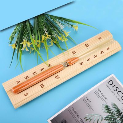 30 Minute Wooden Sauna Timer with Hourglass Design, Wood Sand Timer for Infrared Sauna, Hot Tub, or Steam Room Compatible with Sauna Benches and Accessories