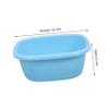 VALICLUD 3pcs Washing up Bowl Plastic Hand Wash Basin Large Wash Basin Dishpan for Washing Dishes Sink for Bottles view 2
