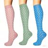 Compression Socks for Women, Compression Socks for Women & Men Circulation (3 Pairs) Long Sports Calf Compression Socks (S/M,3PCS-18) view 3