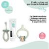 Suavinex, Dental Care Starter Set, Includes: Baby Toothbrush + Gum Massager + Baby Toothpaste, for Gifts, Ergonomic Handles, Daily Use, +0 Months, Pink view 4