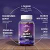 Bonus Size 120 Sleep Gummies for Adults, Sugar Free Magnesium Sleep Gummies Chewable Raspberry Flavored Natural Non-GMO Vegan Valerian Root Passion Flower and L-Theanine view 2