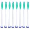 8-Pack Replacement Toothbrush Heads Compatible with Philips Sonicare Electric Toothbrushes, Snap-On Design,Deep and Precise Cleaning, White