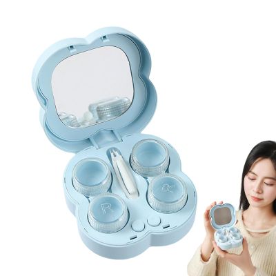 C Ontact Lens Cleaner, Ultrasonic Contacts Lens Cleaners Machine, Automatic Contacts Lenss Cleaner, 3.35x3.35 Inches, Travel-Ready And Easy To Use, For Commuters, Travelers, And Business Professionals