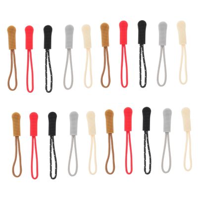 WEKAMOS 50pcs Detachable PVC Zipper Pulls Replacement Zipper Heads Kit for Backpacks Luggage Jackets Multi-Color Non-Slip DIY Repair Tags for Outdoor Travel Use