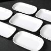 Commercial white imitation porcelain anti-drop and high-temperature resistant delicate rice noodle dish - 10-inch vegetable dish view 3