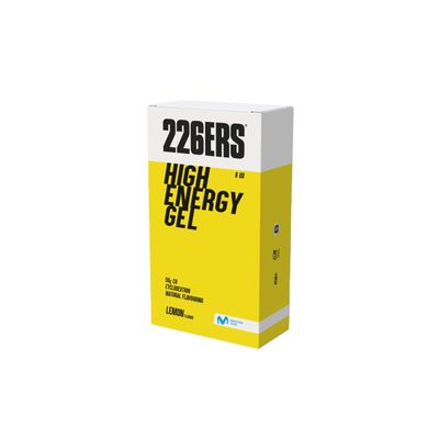 226ERS - High Energy Gel for Athletes, Cyclodextrin, Carbohydrates, Promotes the Use of Glucose and Digestion, Doping Free, Vegan, Lemon Flavour, 6 x 76g