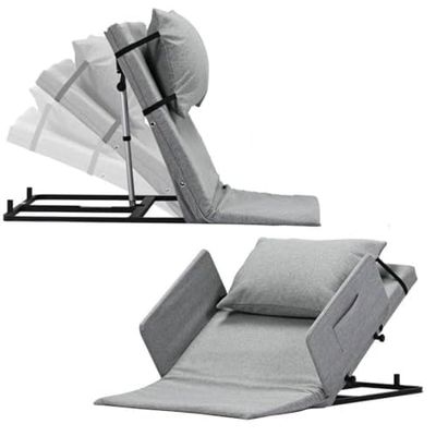 Adjustable Bed Backrest Pillow Lifter for Elderly and Medical Use, Portable Support for Neck and Head, 2-65 Angle Adjustment