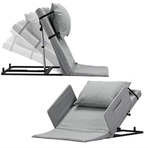Adjustable Bed Backrest Pillow Lifter for Elderly and Medical Use, Portable Support for Neck and Head, 2-65 Angle Adjustment