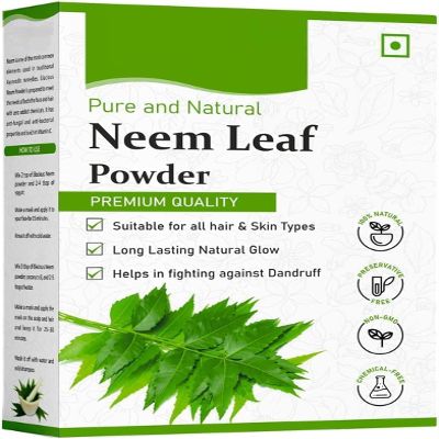 100% Neem Powder (200 Grams),| Anti-Pimple, Anti-Bacterial, Fight Dandruff | 100% Pure and Natural
