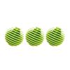 3 Pack Reusable Magic Laundry Balls Dryer Balls Fabric Softener Clothes Cleaning Tools Washing Machine Accessories(3pcs Green)