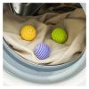 3 Pack Reusable Magic Laundry Balls Dryer Balls Fabric Softener Clothes Cleaning Tools Washing Machine Accessories(3pcs Green) view 4