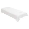 2Pcs Massage Table Sheets, 47x79 Inch Massage Bed Cover with Face Hole, Soft Spa Bed Cover for Spa, Beauty, Tattoo, Hospitals, White, Sheets view 2