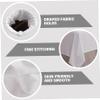 2Pcs Massage Table Sheets, 47x79 Inch Massage Bed Cover with Face Hole, Soft Spa Bed Cover for Spa, Beauty, Tattoo, Hospitals, White, Sheets view 4