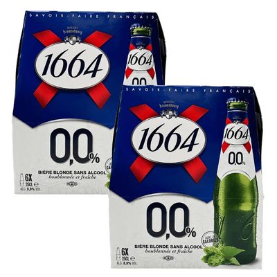 Kronenbourg 1664 Blond Beer 0% Vol 25cl x 12