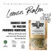 APSOGO Organic Greek Lemon Balm Tea 100g - Melissa officinalis Loose Herbal Tea - Relaxing Caffeine-Free Infusion - Eco Pouch - Grown in Greece view 2