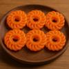 Imarti Indian Sweet Traditional Mithai Made with Gram Flour, Urid Dal & Sugar Rich, Festive Dessert 6 Piece