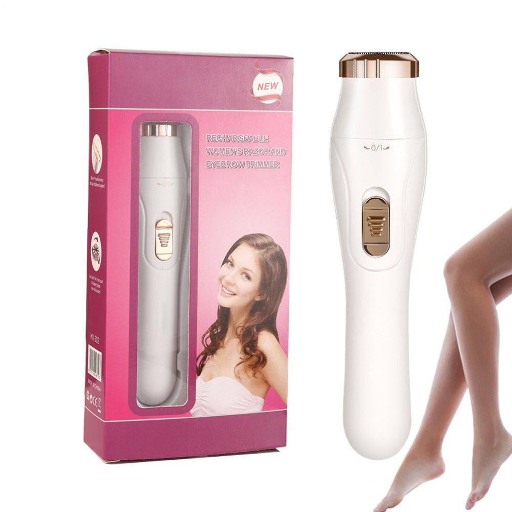Bkljkf Body Hair Trimmer - Bikini Area & Intimate Shaver | Wet & Dry Use Waterproof with Interchangeable Cutting Inserts for Women Men Face Forearms