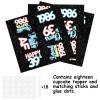18pcs Blue Glitter Dessert Cupcake Topper Pick for Straight Outta 1986 Legend Since 1986 Theme Decor Supplies Men Happy 39th Birthday Party Decorations view 3