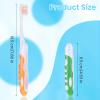 2 Pcs Travel Toothbrush, Folding Toothbrush, Soft Foldable Toothbrushes for Travel Camping Hiking view 2