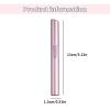 1 Pcs Portable Electric Eyebrow Shaper Shaver Trimmer, Painless Eyebrow Hair Removal, Mini Portable Trimmer for Brows, Face, Cheek, Lips, Peach Fuzz view 2