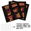 18pcs Red Glitter Dessert Cupcake Topper Pick for Straight Outta 2004 Legend Since 2004 Theme Decor Supplies Men Happy 21st Birthday Party Decorations view 3