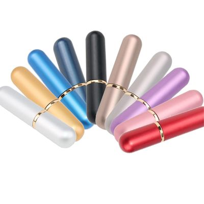 10PCS Nasal Inhaler Tubes for Essential Oils Refillable Nasal Inhaler Tubes Aluminum and Glass (Black)
