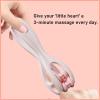 2PCS Double Roller Massager for Hands,Massage Roller Non-Slip Grip Trigger Point Tool for Finger Stress Relief, Stiffness, Tingling (Gray) view 3
