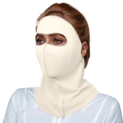 Face Cover For Sun Protection, Uv Face Mask Sun Protection, Breathable Cooling Face Cover With Adjustable Ear Loops