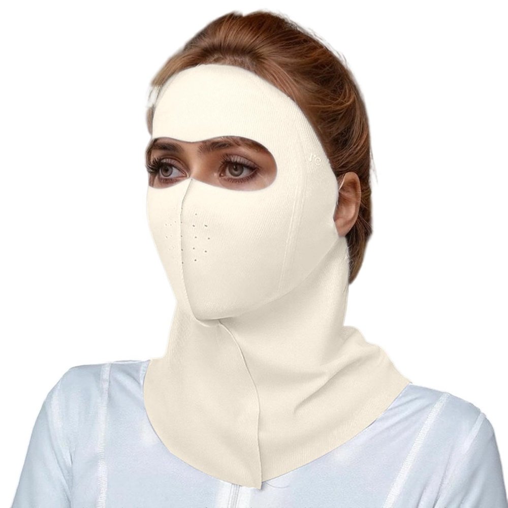 Face Cover For Sun Protection, Uv Face Mask Sun Protection, Breathable Cooling Face Cover With Adjustable Ear Loops