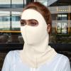 Face Cover For Sun Protection, Uv Face Mask Sun Protection, Breathable Cooling Face Cover With Adjustable Ear Loops view 2