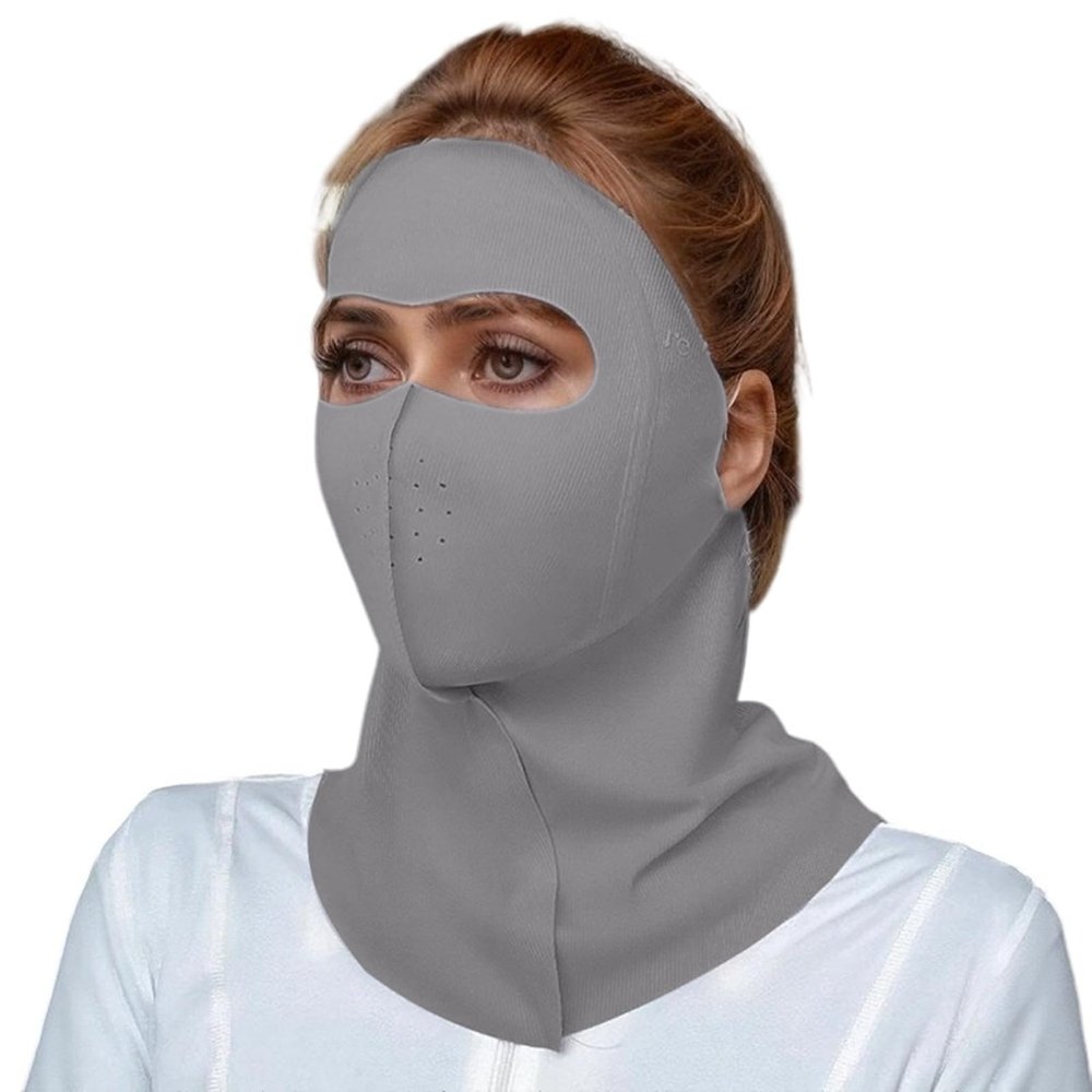 Face Cover For Sun Protection, Uv Face Mask Sun Protection, Breathable Cooling Face Cover With Adjustable Ear Loops