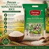 Deccan Sona Masoori Rice 5kg | Premium Quality Short-Grain Rice | Light, Aromatic & Fluffy | Ideal for Daily Meals, South Indian Cuisine, Idli & Pongal | Naturally Processed (Pack of 1) view 3