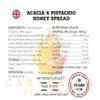 Acacia & Pistachio Honey Spread 250 g Caravella Fine Food | Italian Smooth Creamy Breakfast Delight | Rich Sicilian Pistachio | Spreadable Texture | Perfect for Croissants Pancakes Yogurt Toast Gifts view 2