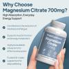 Magnesium Citrate 700mg | 120 Tablets | Made in the UK view 2