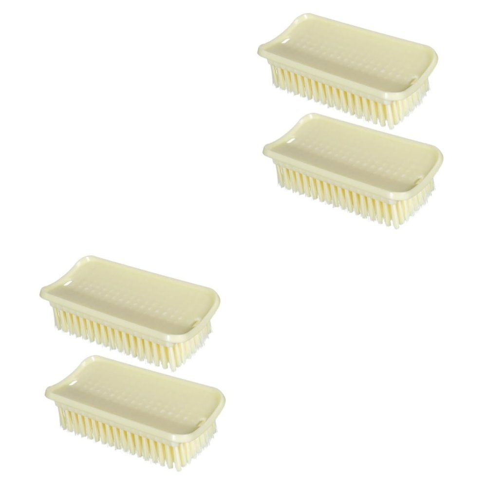 VALICLUD 4pcs Laundry Scrub Brush Clothes Brush Cleaning Tool for Home Use for Shoes and Floors Household Cleaning Supplies