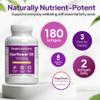 Starflower Oil 1000mg | High Strength Borage Oil Softgels with GLA | 180 Softgels | Cold-Pressed | Made in The UK view 3