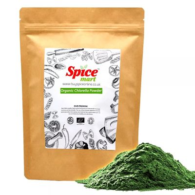50g | Organic Chlorella Powder Premium Quality by Spice Mart Certified by Soil Association (50 Grams)