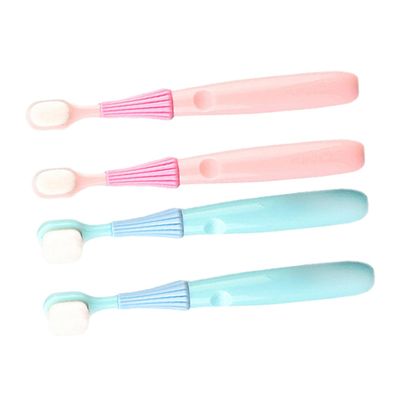 Beavorty 4pcs Boys and Girls Soft Bristle Toothbrush for Boy Girl Training Manual Preschool Girl's Toothbrush and Ages