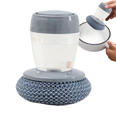 Soap Dispensing Dish Brush Dish Scrubber With Soap Dispenser