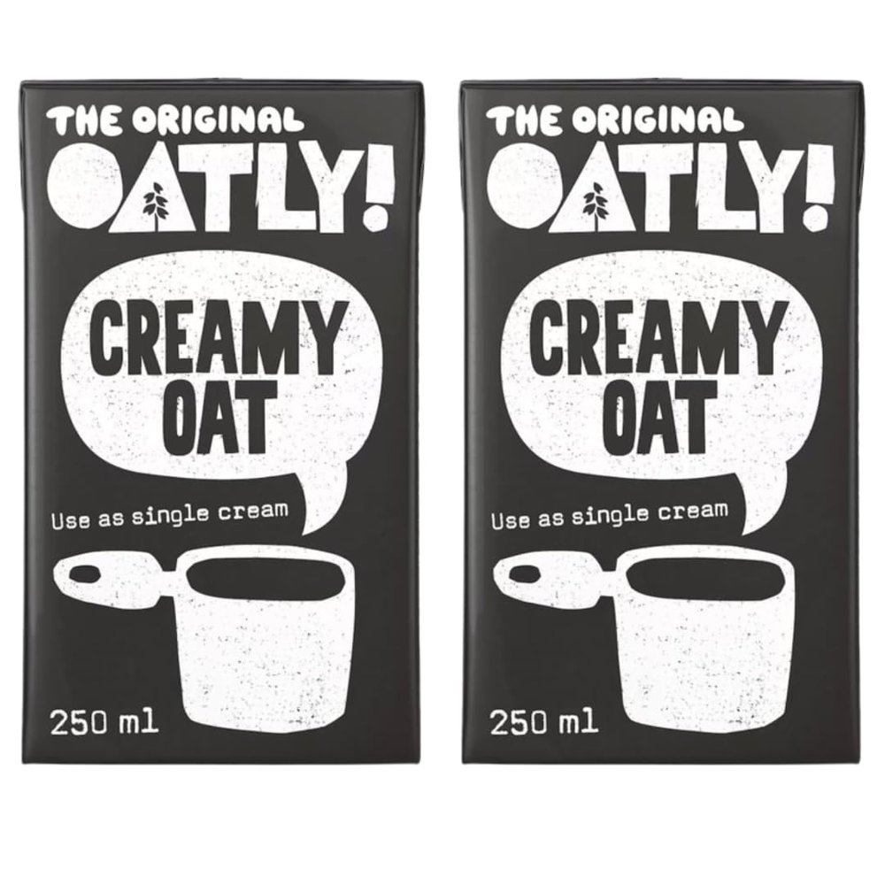 Vegan Creamy Oat Oatlys Single Cream, 2x250ml (2x250g)