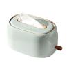 Tissue Holder, Box Covers Square Tissue Box Holder with Spring Desktop Wall Mounted for Car Home Bathroom Bedroom (Light Green) view 2