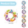 24 PCS Sensor Covers for Libre 2 Waterproof & Sweatproof Sensor Patches for Glucose Monitor, Adhesive Sensor Stickers for Libre, Freestyle Butterfly Print view 2