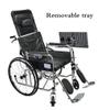 Wheelchair Tray Ergonomic Wheelchair Computer Desk Adjustable Distance and Height Universal Trays Removable Wheelchair Lap Tray Table for Eating Reading & Resting view 3